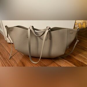 Polene Cyme taupe Tote Bag